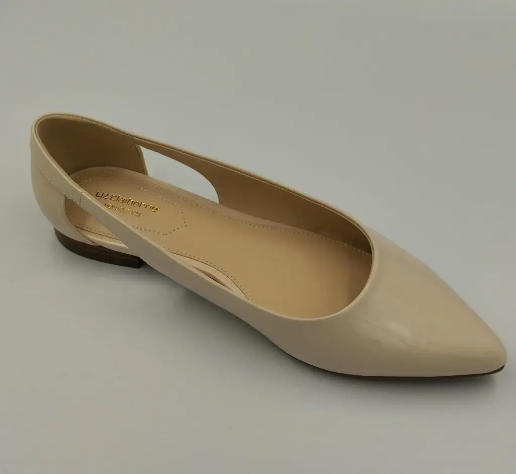 Bailarinas Cadence De Punta Puntiaguda Para Mujer De Liz Claiborne - Crema 9 1/2 Ancho | 198273350158 TRG187598674