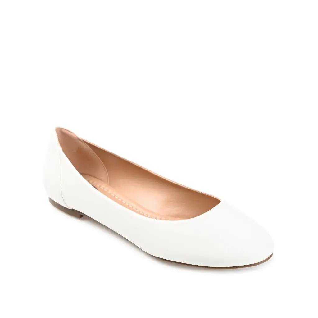 Bailarinas Kavn Para Mujer De La Colección Journee - Blanco, Talla 9 Mediana | 52574428278 TRG187860203