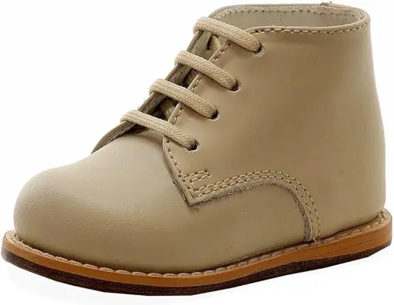 Botas Con Cordones De Cuero Beige Para Niño Josmo | 699302049031 TRG188575457