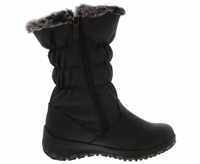 Botas De Invierno De Tacón Plano Impermeables Leah Para Mujer De Totes - Negro 6 Mediano | TRG191575046