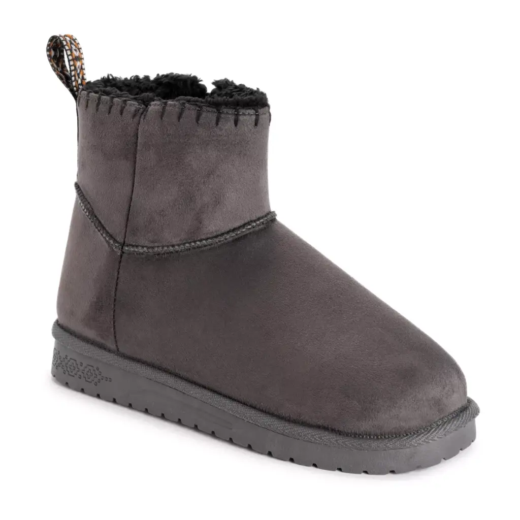 Botas De Invierno De Tacón Plano Tatum Para Mujer De Muk Luks - Gris 8 Mediano | TRG181713773