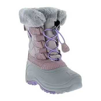 Botas De Invierno De Tacón Plano, Impermeables Y Aislantes Lil Jenny Para Niñas Pequeñas De Totes - Morado 9 Mediano | TRG181387988