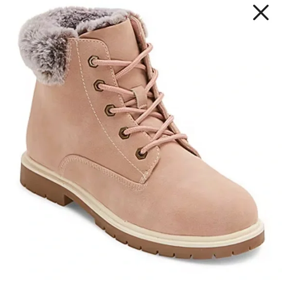 Botas De Senderismo De Tacón Plano Thereabouts Little & Big Girls London - Rosa 1 Mediano | R1N000000K68G1 TRG188383953