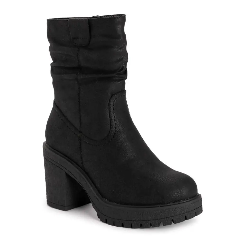 Botas De Vestir Con Tacón De Bloque Riser Pop Para Mujer De Muk Luks - Negro, Talla 10 Mediana | TRG181739011