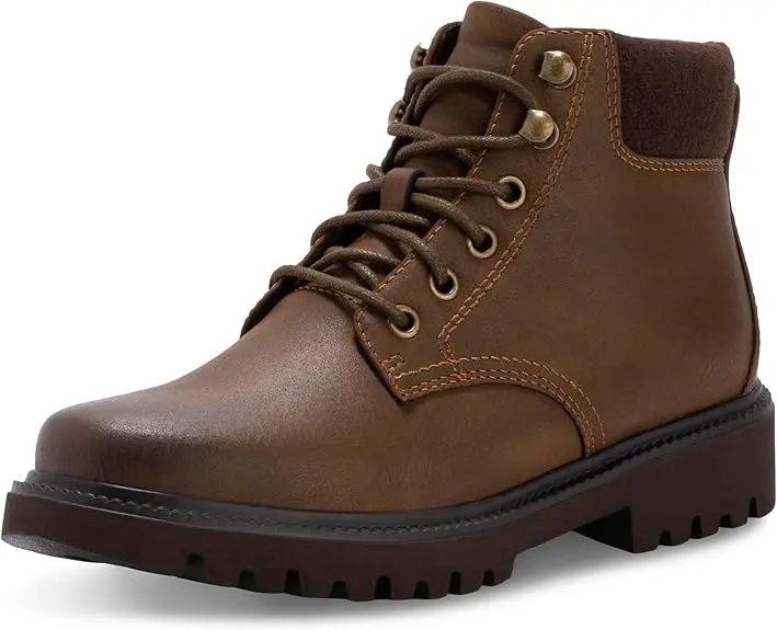Botas Eastland Con Cordones Y Tacón De Bloque Meadow Para Mujer - Bomber Brown 8 1/2 Medium | TRG192804413