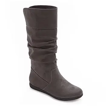 Botas Holgadas De Tacón Plano Kimble Para Mujer De St. John'S Bay - Gris 9 1/2 Mediano | TRG191575346