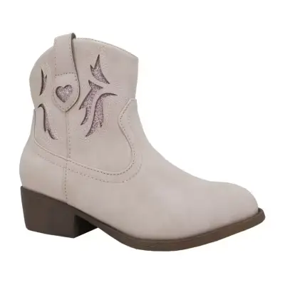 Botas Vaqueras De Tacón Cuadrado Sutton Para Niñas Pequeñas Y Grandes De Pop - Rubor 1 Mediano | TRG192803838