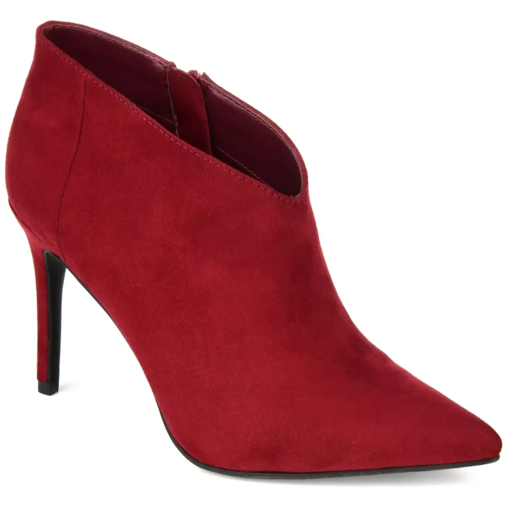 Botines De Tacón De Aguja Demmi Para Mujer De La Colección Journee - Rojo 9 Mediano | TRG185045714