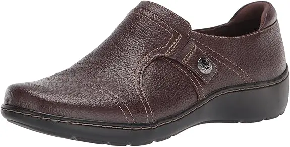 Clarks Of England Clarks Cora Poppy Slip-On Zapato Para Mujer - Marrón 8 Mediano | 889309751147 TRG187804460