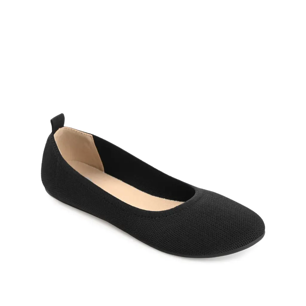 Colección Journee - Bailarinas De Punto Para Mujer - Negro, 10 Ancho | 194593666436 TRG188556606