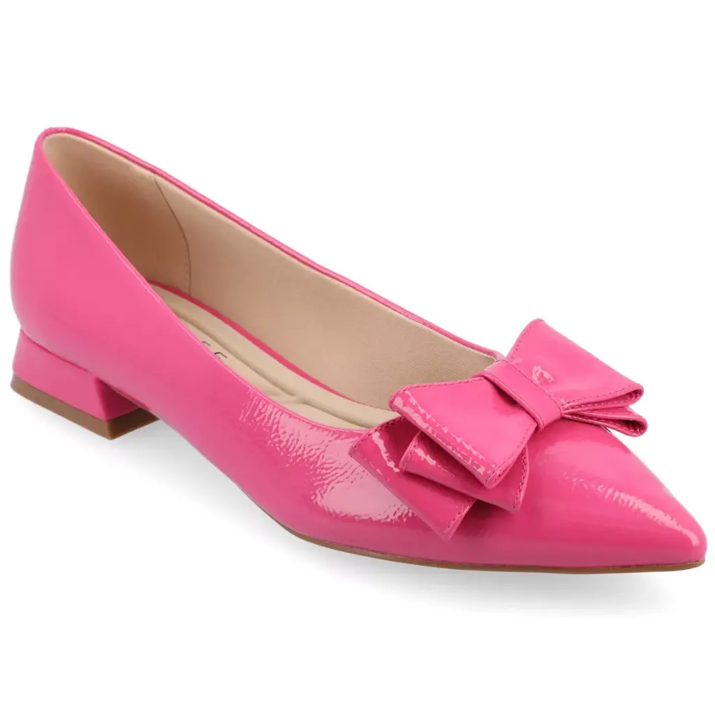 Colección Journee Bailarinas Ophelia De Punta Para Mujer - Rosa Charol 9 1/2 Mediano | 194379846397 TRG187861044