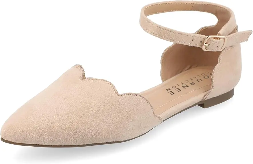 Colección Journee Lana-Wd - Bailarinas De Punta Ancha Para Mujer - Nude 11 Ancho | 194593672512 TRG187799105
