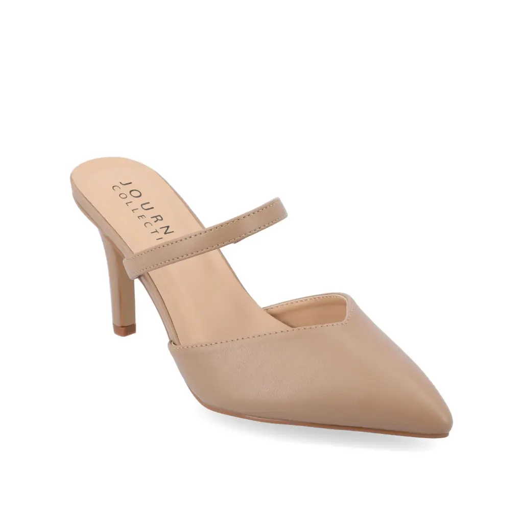 Colección Journee Yvon - Zapatos De Tacón De Aguja Con Punta Puntiaguda Para Mujer - Mocha 11 Mediano | TRG191580774