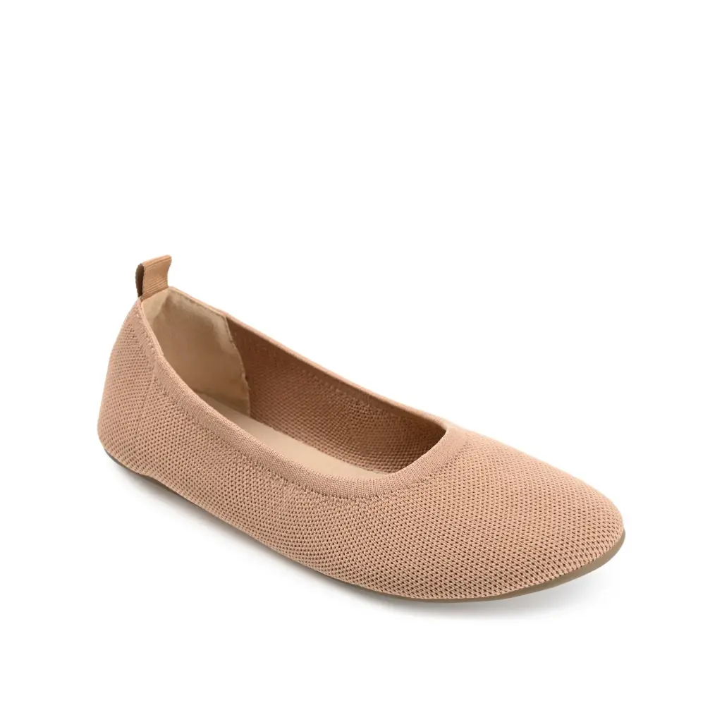 Journee Collection Jersie Ballet Flats Para Mujer - Bronceado 9 Medio | 194593828049 TRG188381390