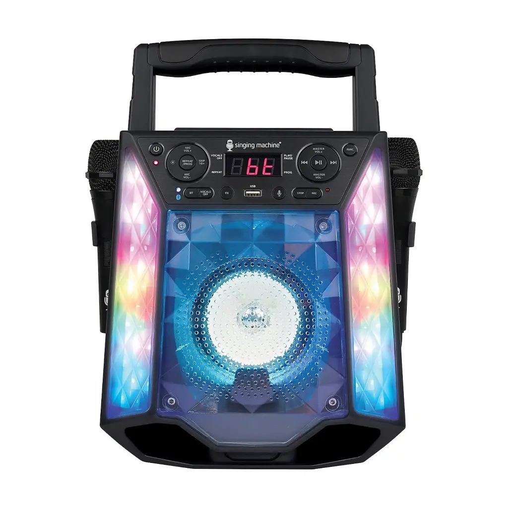 Máquina De Karaoke Con Bluetooth Y Luz Led Singing Machine Sml2260 - Gris Talla Única | 47237022603 TRG178971668