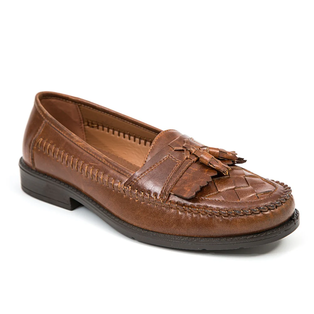 Mocasines Deer Stags Herman Para Hombre - Coñac, 11 De Ancho | 703022097118 TRG187855899
