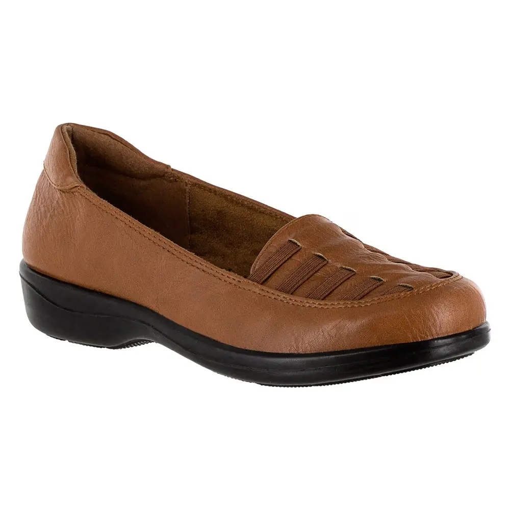 Mocasines Genesis Para Mujer De Easy Street - Tabaco 7 1/2 Estrecho | TRG192811848