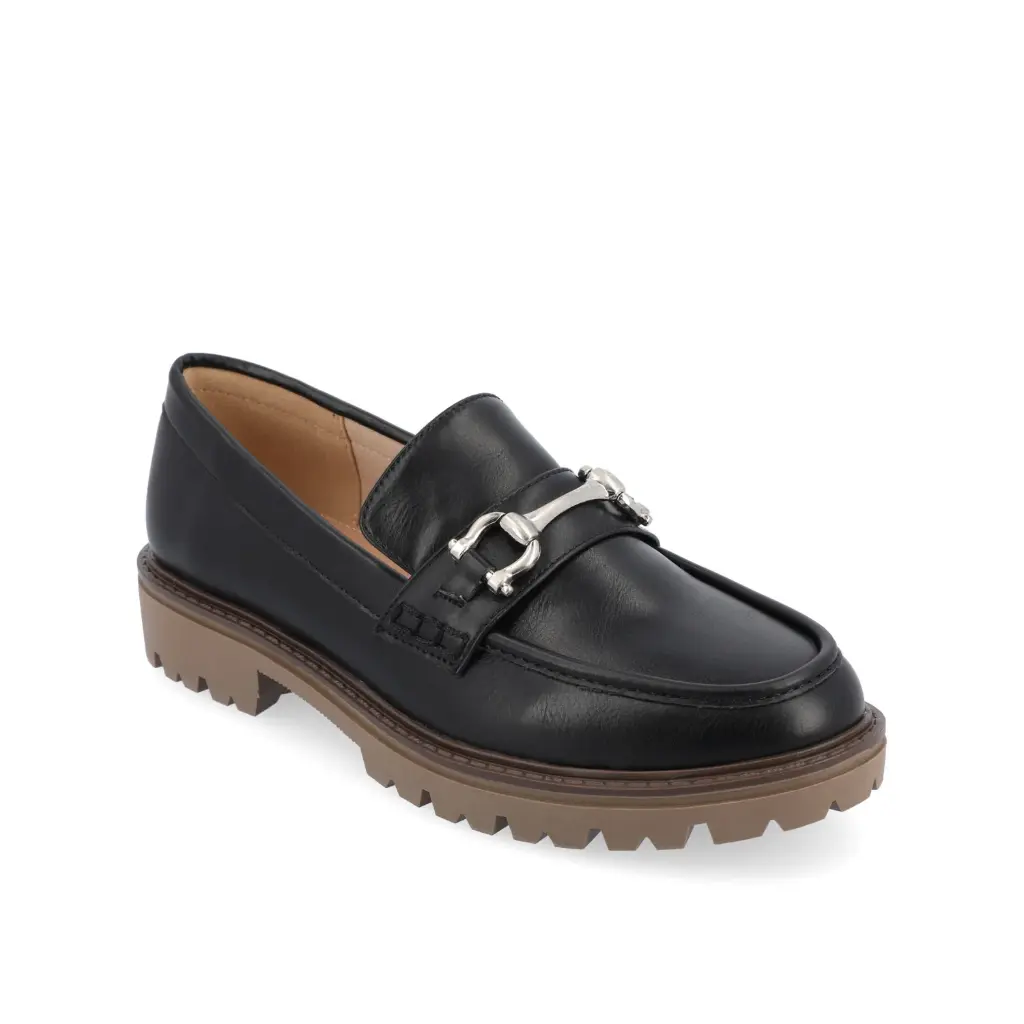 Mocasines Jessamey Para Mujer De La Colección Journee - Negro 7 1/2 Mediano | 194379736322 TRG187602147