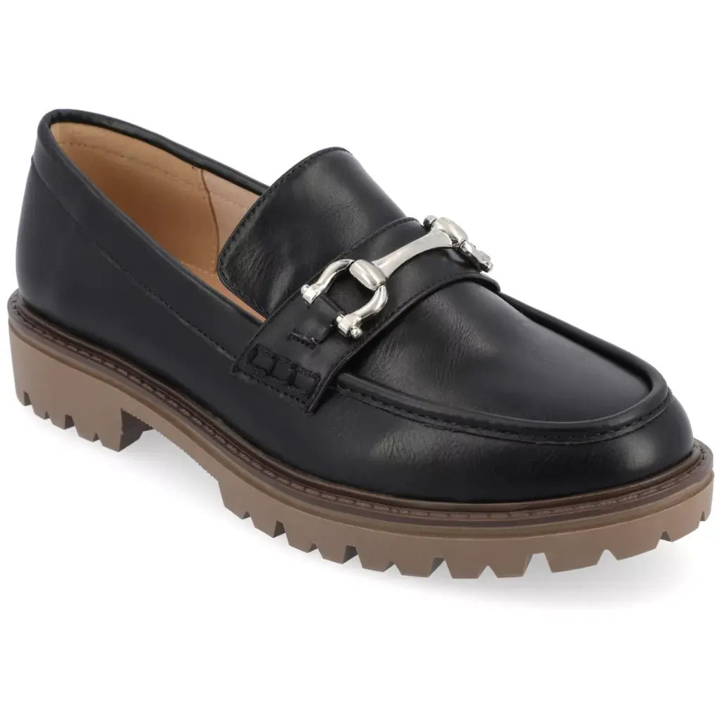 Mocasines Jessamey Para Mujer De La Colección Journee - Negro 9 1/2 Mediano | TRG192807420