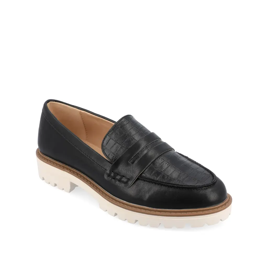 Mocasines Kenly Para Mujer De La Colección Journee - Negro 6 1/2 Ancho | TRG192807466