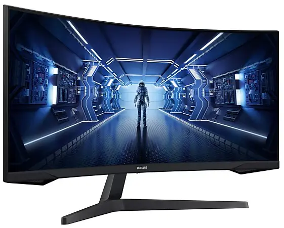 Monitor Curvo Para Juegos Samsung Lc34G55Twdnxza Odyssey G55T De 34" Pulgadas WQHD, 165 Hz, 1 Ms, Hdr