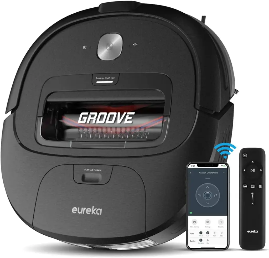 Robot Aspirador Eureka De 2000 Pa Con Succión Superpotente, Color Negro | 810004819115 TRG187988542
