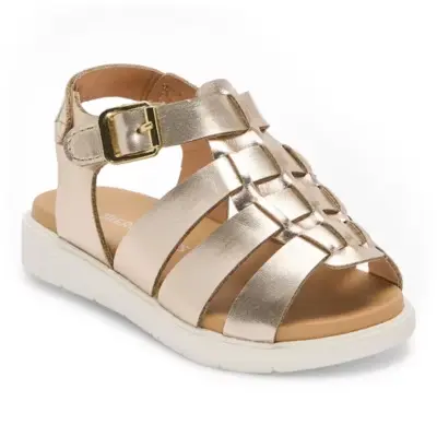 Sandalias Con Plantilla Y Tiras En El Tobillo Lil Alana Para Niñas Pequeñas De Thereabouts - Dorado 9 Mediano | R1N00000079Ag9 TRG188383883