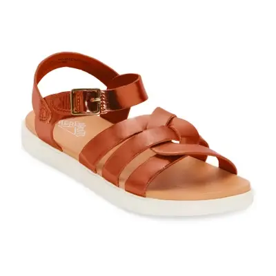 Sandalias Con Plantilla Y Tiras En El Tobillo Para Niñas Pequeñas Y Grandes Thereabouts Alana - Cognac 3 Medium | 198272453560 TRG187798219