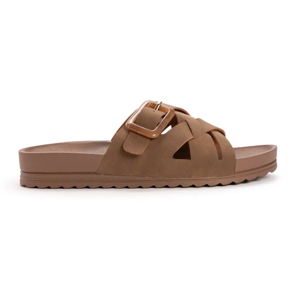 Sandalias Con Tiras Grand Shayna Para Mujer De Muk Luks - Chocolate 9 Mediano | TRG191580355