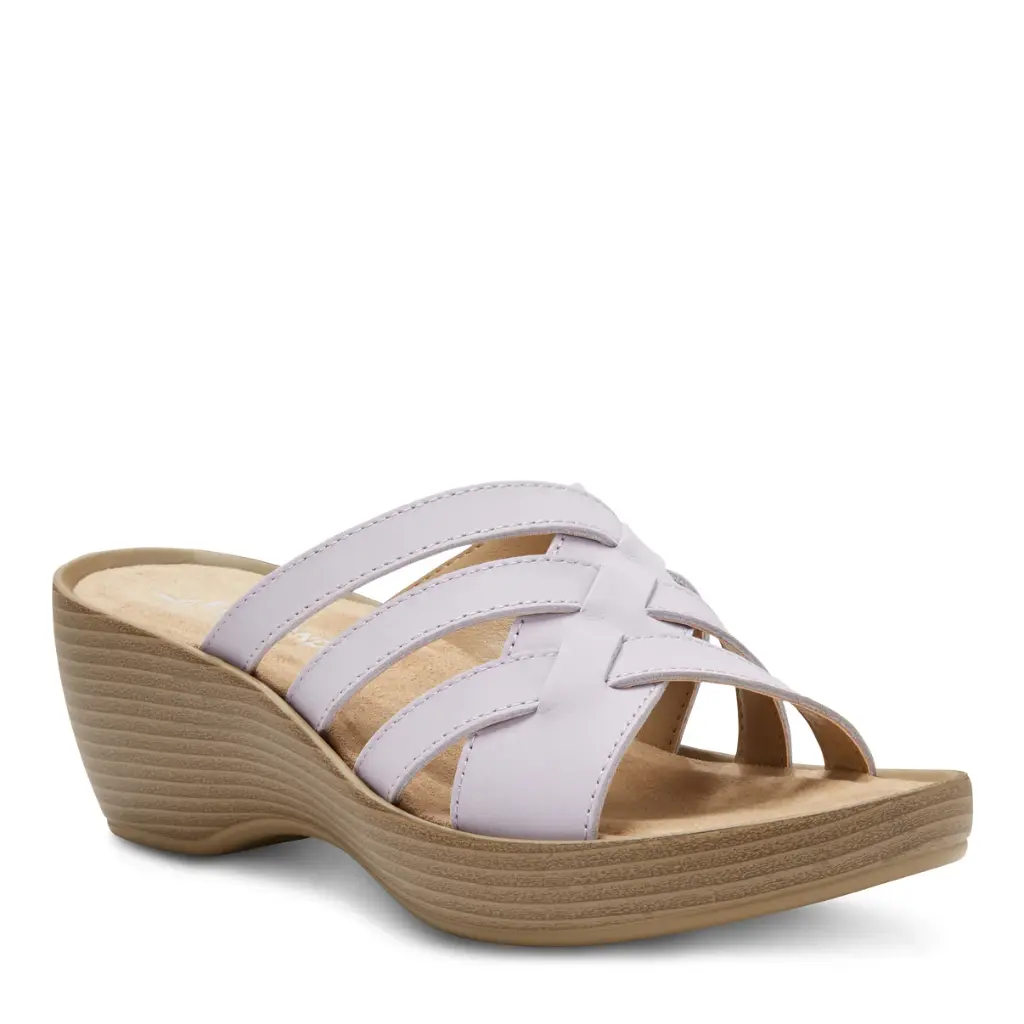 Sandalias De Cuña Poppy Para Mujer De Eastland - Lila 8 Mediano | 94352584394 TRG187598556