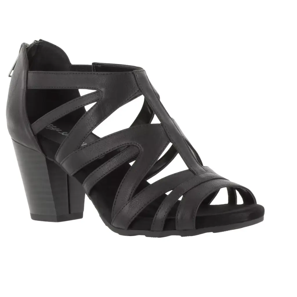 Sandalias De Tacón Amaze Para Mujer De Easy Street - Negro 9 Mediano | 885660971910 TRG188575238
