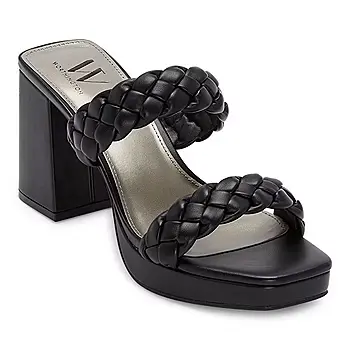 Sandalias De Tacón Worthington Lenning Para Mujer - Negro 7 Mediano | R1N0000007Fs61 TRG187804262