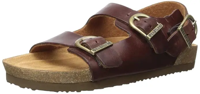 Sandalias Eastland Charlestown Para Mujer Con Plantilla Ajustable - Nogal 10 Mediano | TRG192805604
