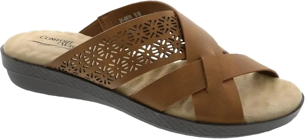 Sandalias Easy Street Coho Para Mujer - Tan 7 Estrechas | 196371439379 TRG187861004