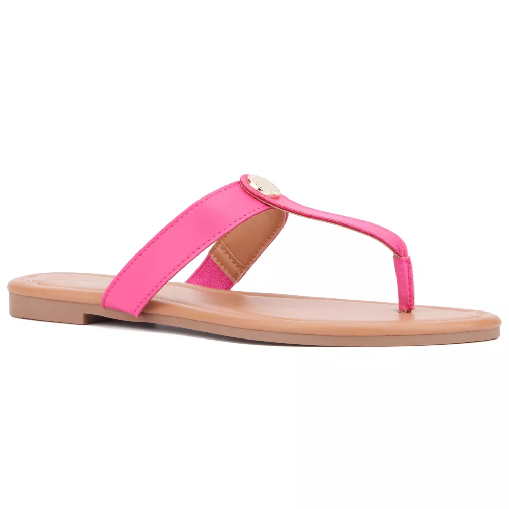 Sandalias Planas Adonia Para Mujer De New York & Company - Rosa 7 1/2 Mediano | 193871644371