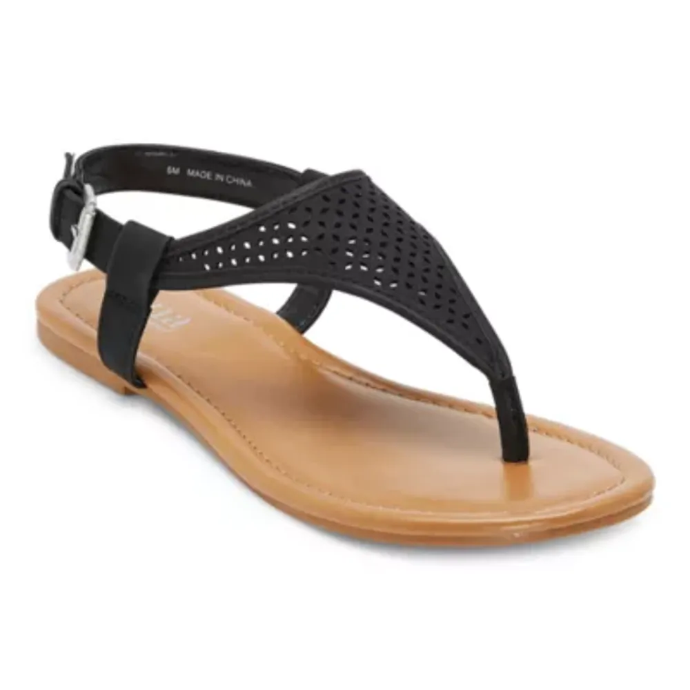 Sandalias Planas Con Tira En T Sabrina Para Mujer De A.N.A. - Negro 11 Mediano | R1N0000007Ttn0 TRG188377047