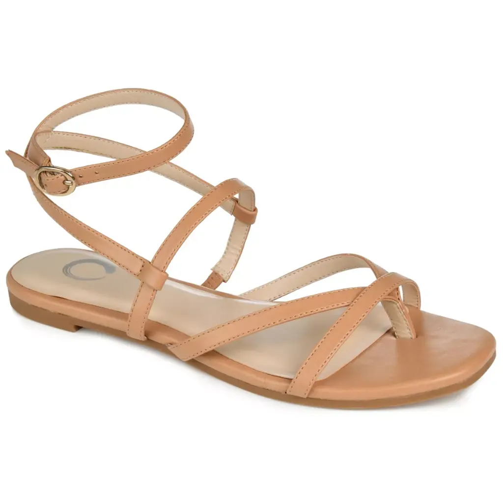 Sandalias Planas Serissa Para Mujer De La Colección Journee - Tan 8 1/2 Mediano | 52574862911 TRG188557014