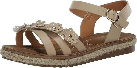 Sandalias Planas Yoki Alberta Para Mujer - Beige 8 1/2 Mediano | 194675272449 TRG188575002
