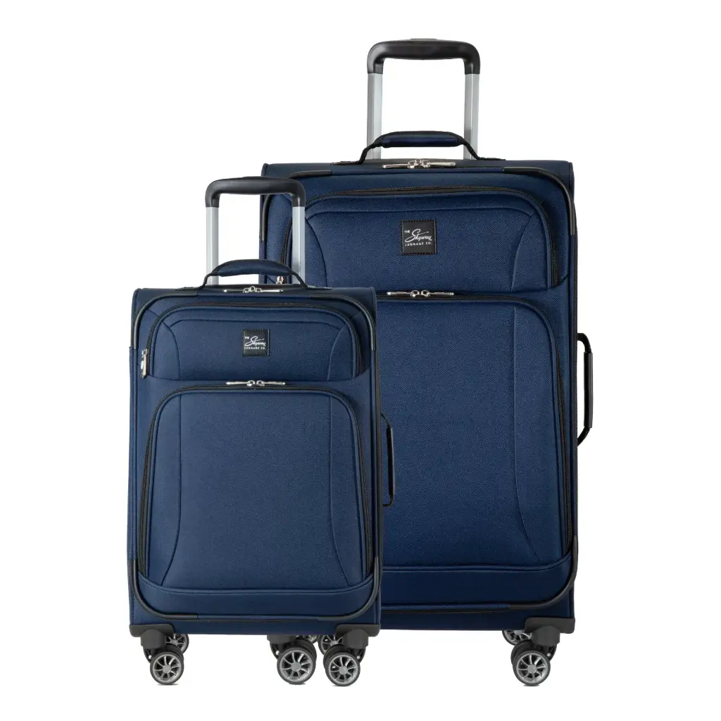 Skyway 450-S2-472-Set Epic - Maleta Blanda De 4 Ruedas Con Ruedas Giratorias (Azul Surf, Juego De 2 Piezas (20/24)) | 19655346487 TRG186095695