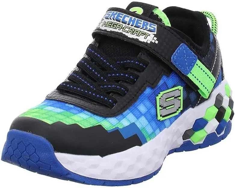 Zapatillas Skechers Mega Craft 2.0 Para Niños Pequeños - Negro Azul Lima 2 Mediano | 195969487709 TRG187804248