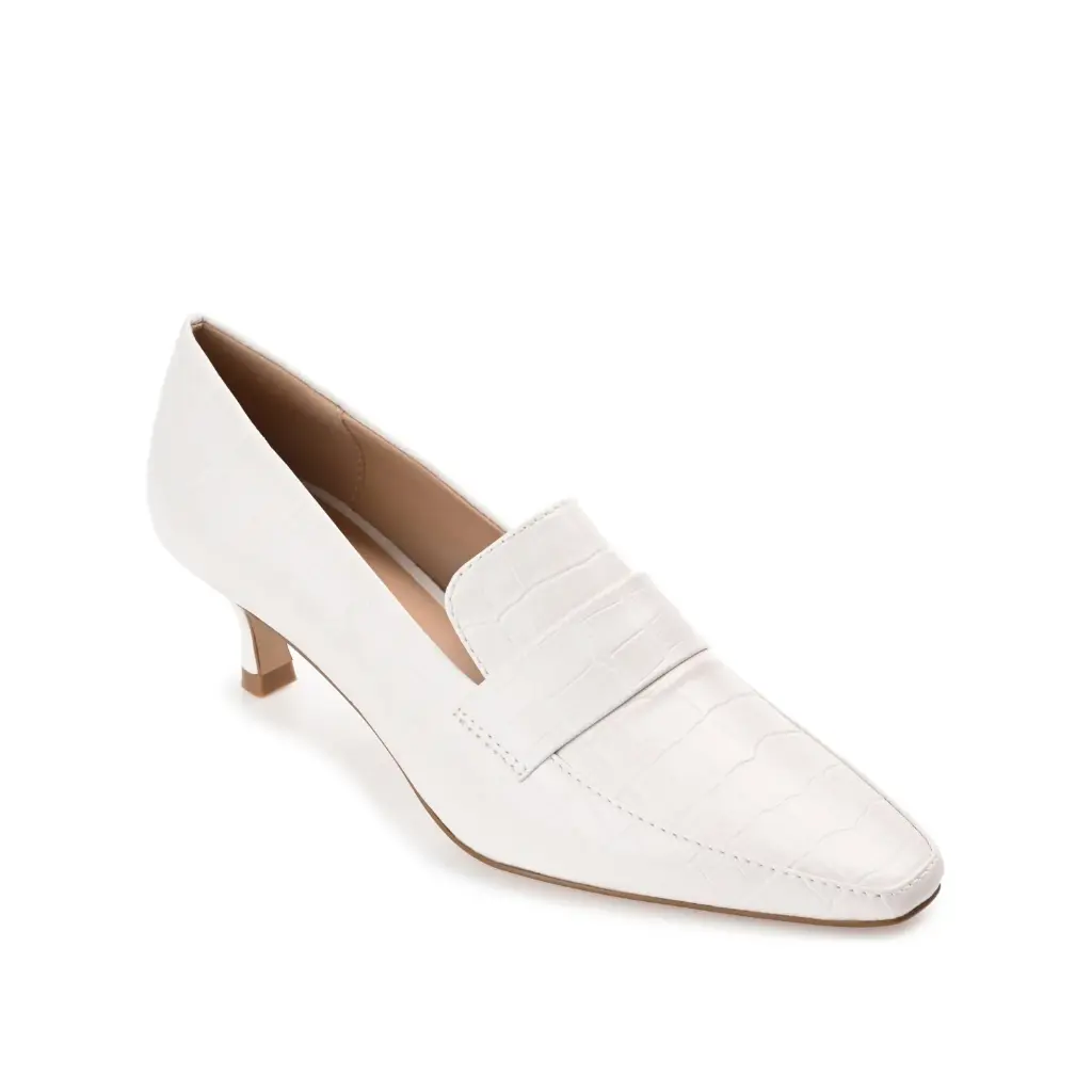 Zapatos De Tacón Alto Celina-Wd Para Mujer De La Colección Journee, Anchos - Blancos (8 1/2 Ancho) | 194593657588 TRG187860478