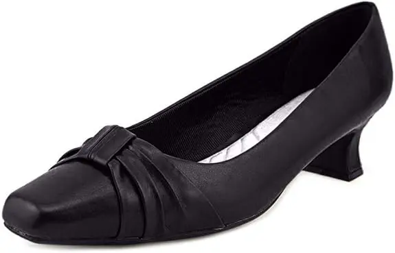 Zapatos De Tacón Bajo Easy Street Para Mujer - Charol Negro 10 Estrecho | 885660700367 TRG187798150