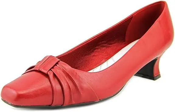Zapatos De Tacón Bajo Easy Street Para Mujer - Rojo 7 Mediano | 885660623857 TRG188552362
