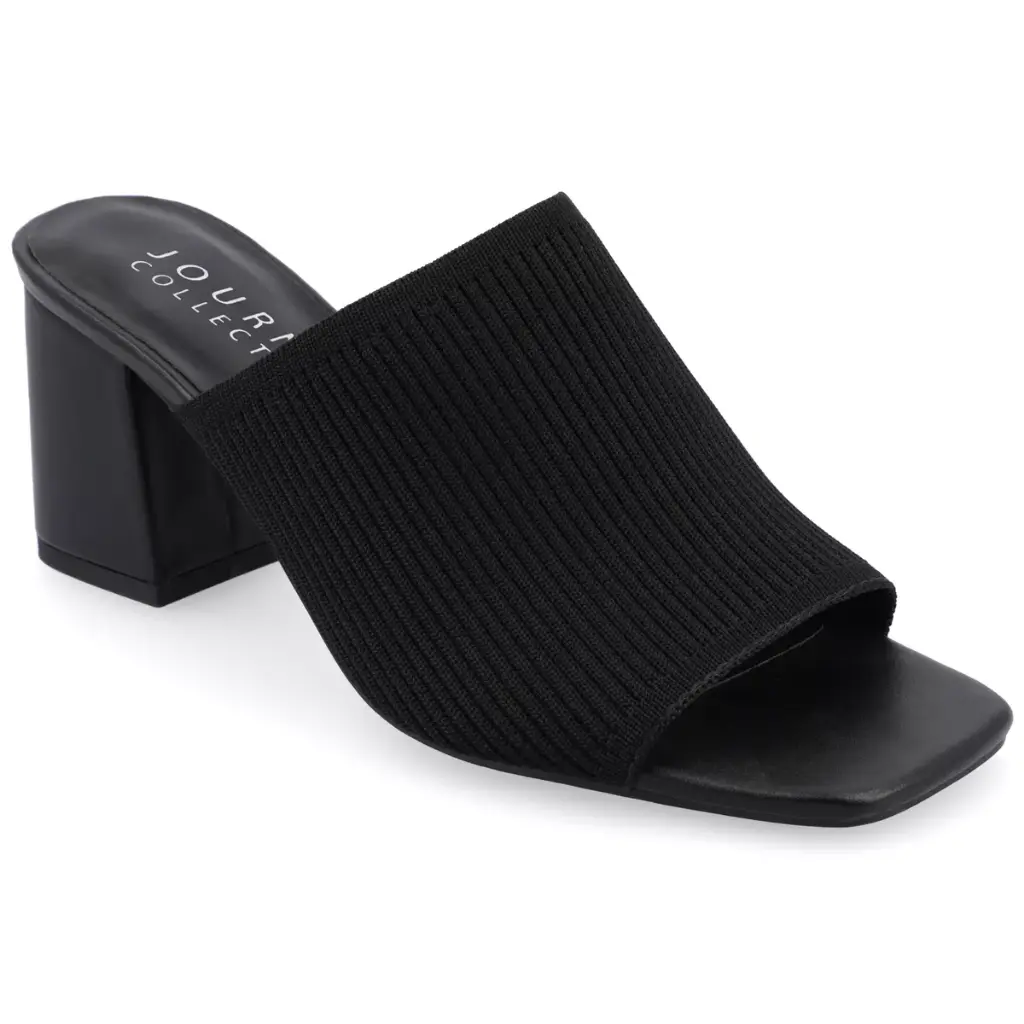 Zapatos De Tacón Cuadrado Lorenna Para Mujer De La Colección Journee - Negro, Talla 9 Mediana | TRG192763978