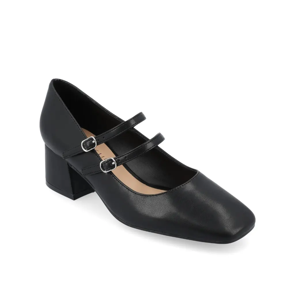 Zapatos De Tacón Cuadrado Nally Para Mujer De La Colección Journee - Negro 7 1/2 Mediano | 194379844317 TRG188376970