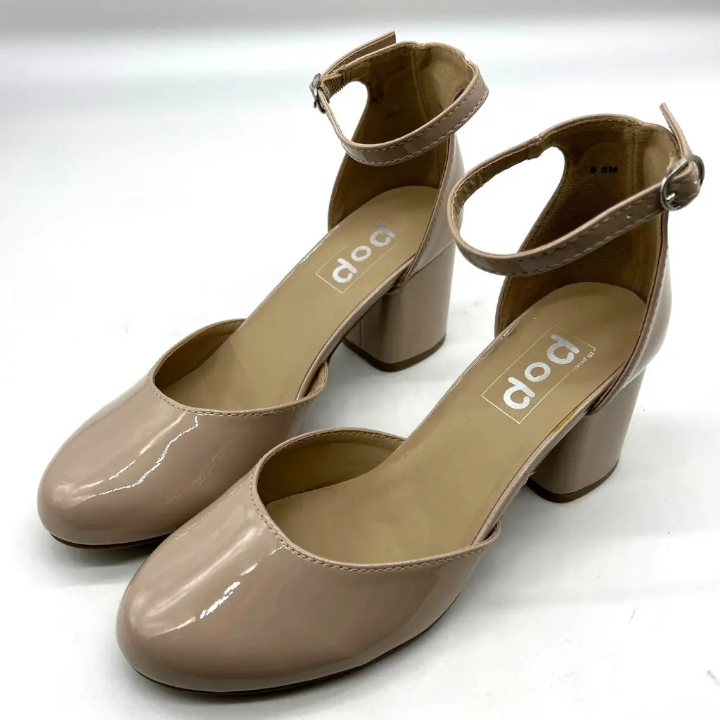 Zapatos De Tacón Cuadrado Pop Gal Para Mujer - Nude 8 1/2 Mediano | TRG185043372
