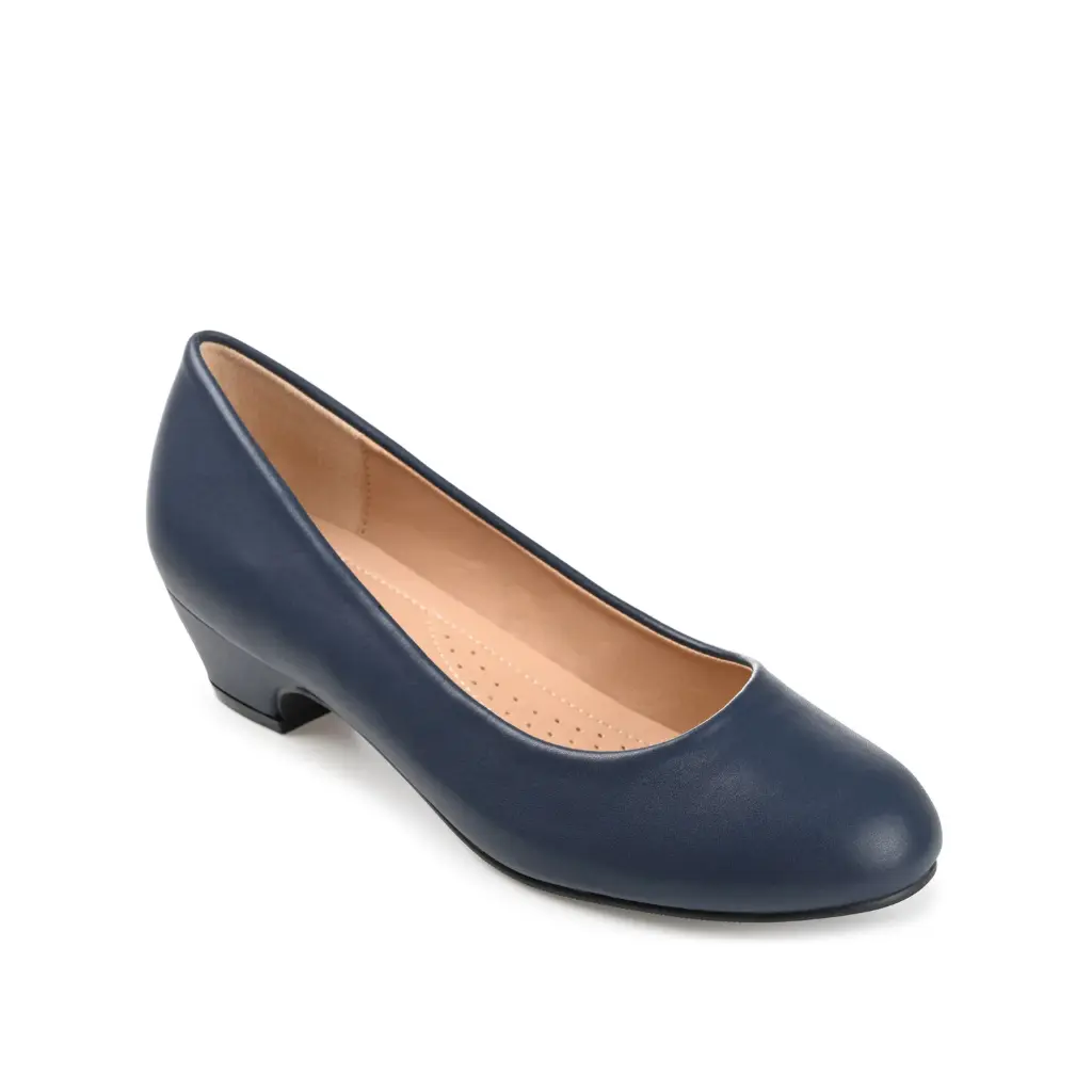 Zapatos De Tacón Cuadrado Saar Para Mujer De La Colección Journee - Azul Marino, Talla 7 Mediana | TRG185043578