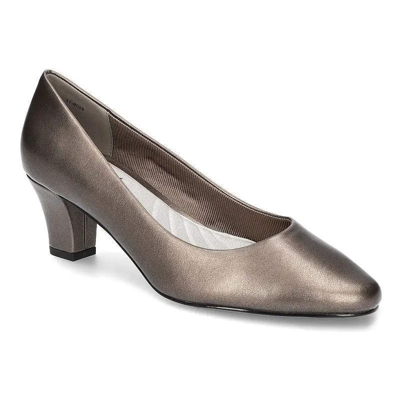 Zapatos De Tacón De Aguja Ballari Para Mujer De Easy Street - Gris Peltre 5 Mediano | TRG185043531
