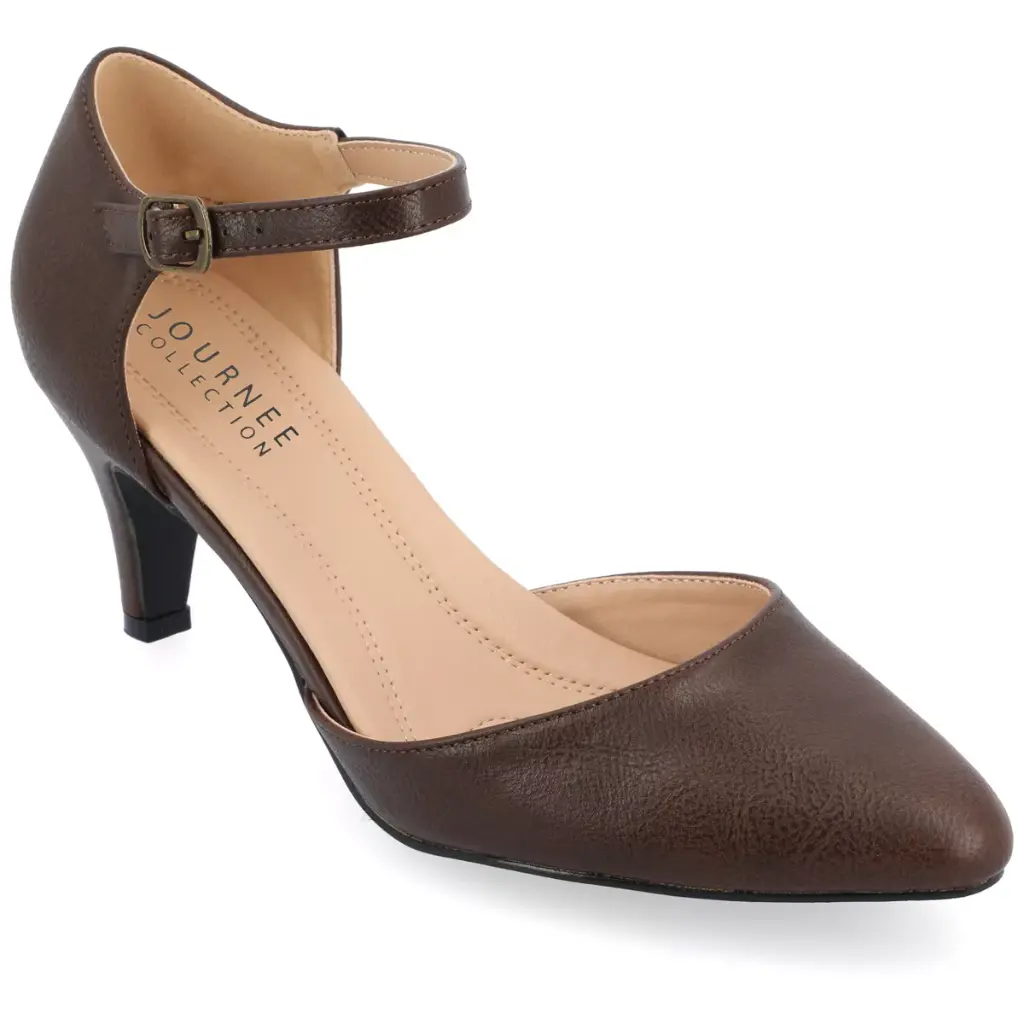 Zapatos De Tacón De Aguja Bettie De Journee Collection Para Mujer - Marrón, Talla 8 1/2 Mediana | 52574457087 TRG187798664