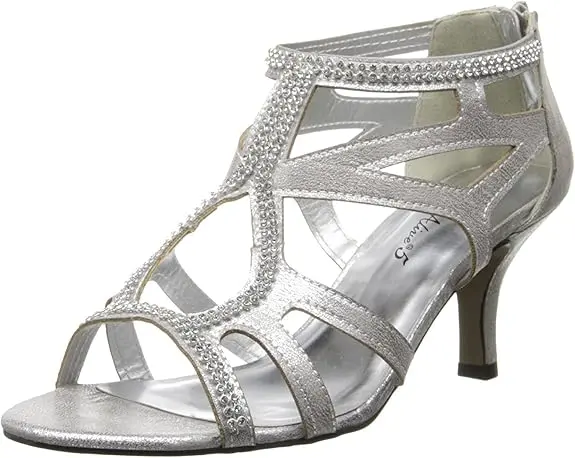Zapatos De Tacón De Aguja Easy Street Flattery Para Mujer - Silver Wstones 10 Medium | 885660637342 TRG188376995